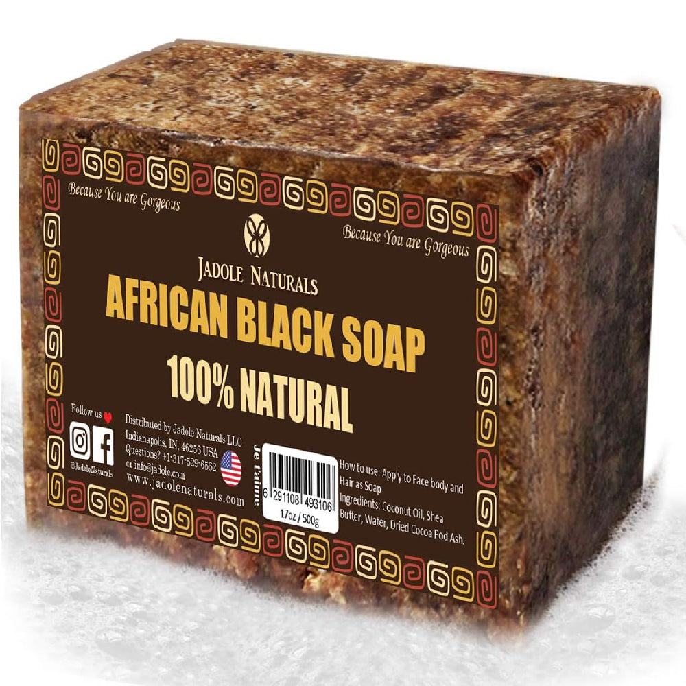 Natural Raw Ghana African Black Soap 500g