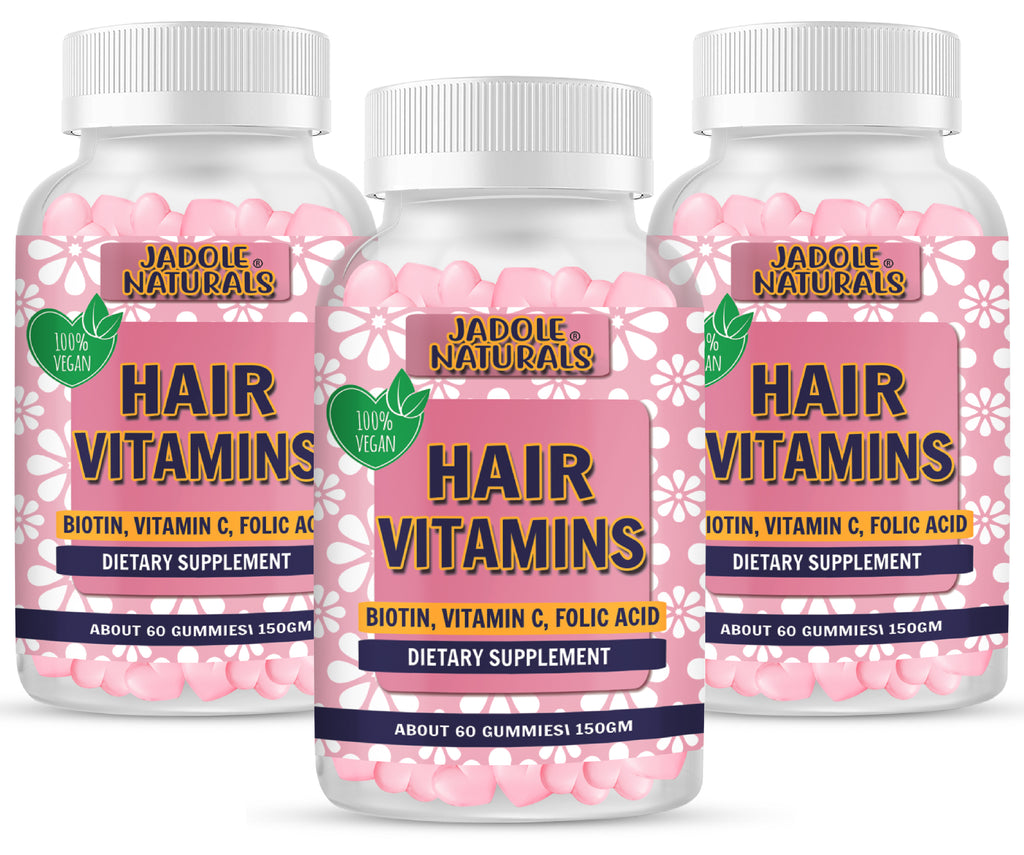 Hair Vitamin Gummies Pack of 3 Combo