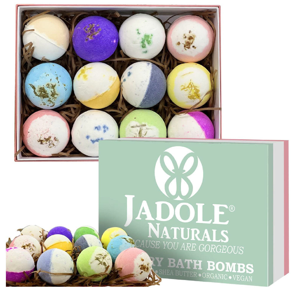 Luxury Organic Bath Bombs  with Rich Bubbles & Colors