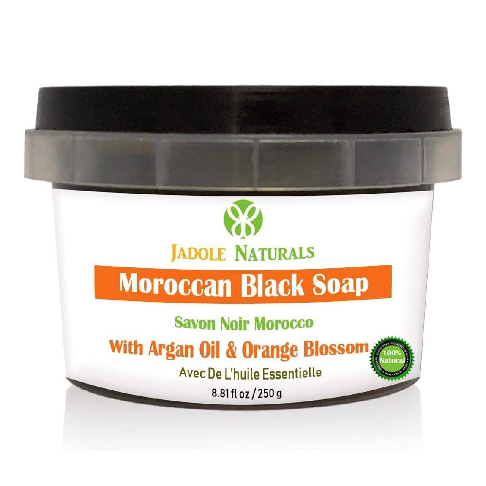 Moroccan Black Soap 250g For Skin Whitening And Glow