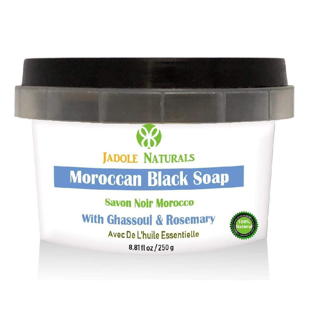 Moroccan Black Soap 250g  For Skin Whitening And Glow