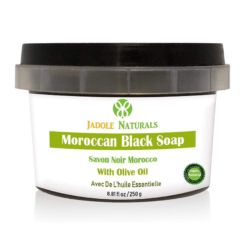 Moroccan Black Soap with Olive Oil 250g